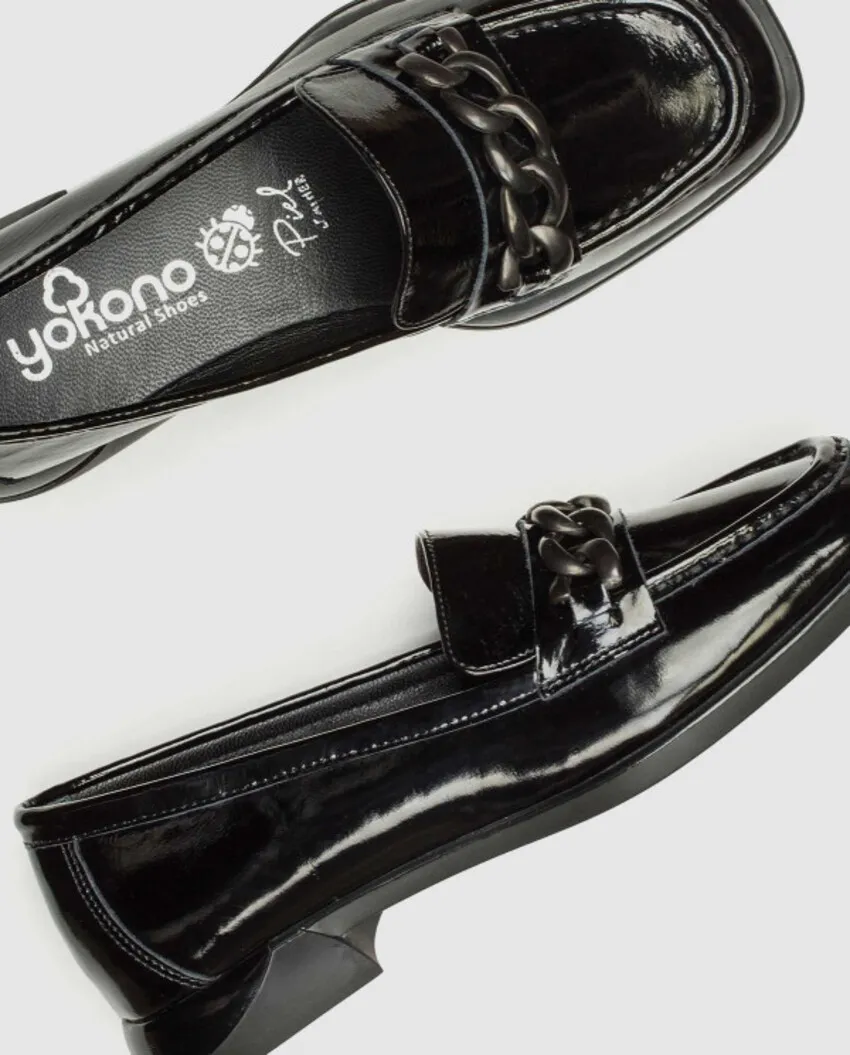 ZAPATOS  YOKONO AMIRA CHAROL NEGRO